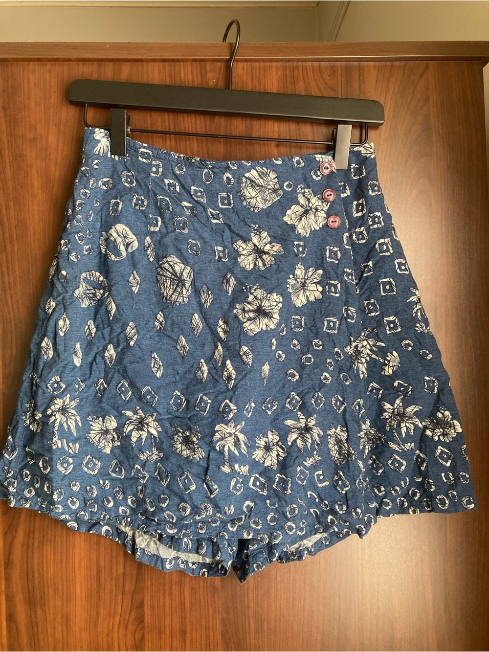 Flowery skort